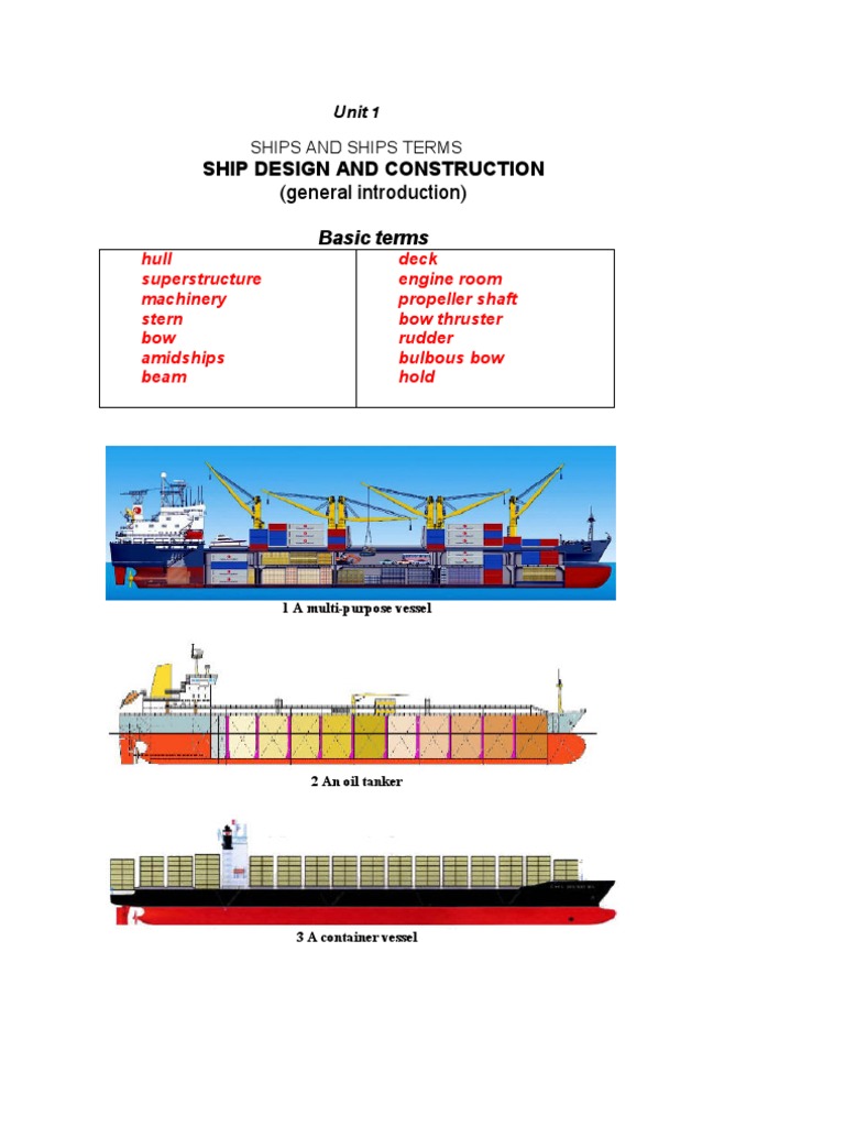 Ship Design and Construction Overview | PDF | Naval Architecture | Ships