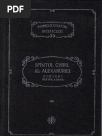39 Chiril Al Alexandriei Scrieri II PSB | PDF