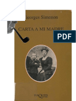 Simenon, Georges - Carta A Mi Madre