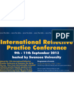International Reflective Practice Conference Save The Date 