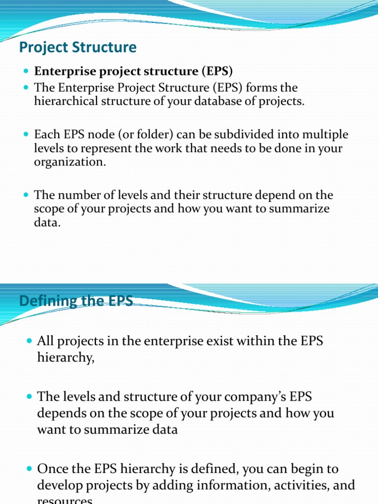 Enterprise Project Structure (EPS) | PDF | Hierarchy | Information ...