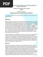Memorandum ASOCIACIÓN SAHARAUI DE VÍCTIMAS DE VIOLACIONES GRAVES DE DERECHOS HUMANOS