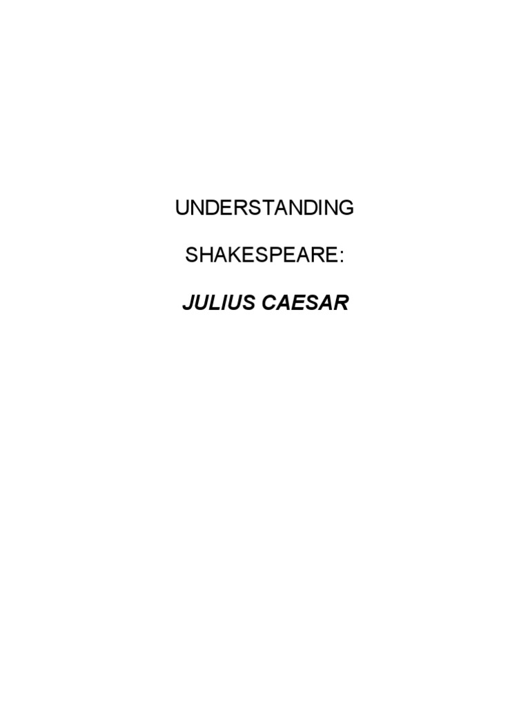 Julius Caesar | PDF | Julius Caesar | Mark Antony