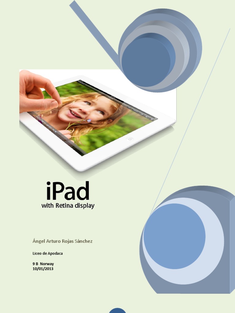 iPad 4 Features and Specifications Overview | PDF | Apple Inc ...