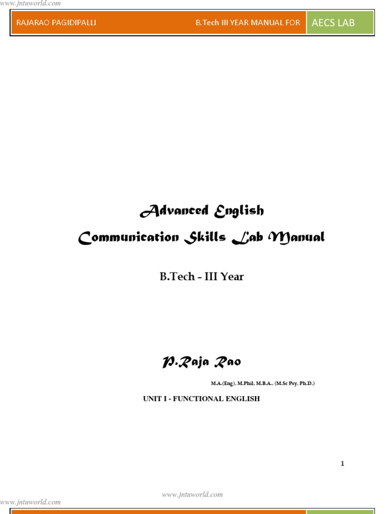 Advanced English Communication Skills Lab | PDF | Shyness | Interview