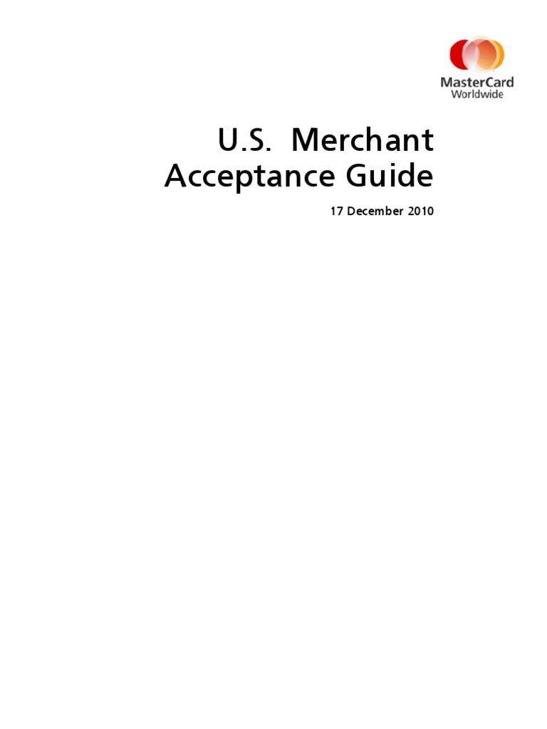 Merchant Specification | PDF