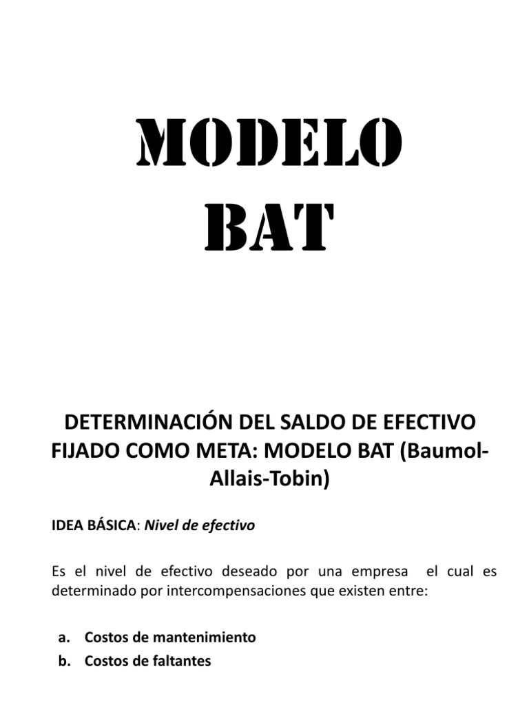 Modelo Bat | PDF