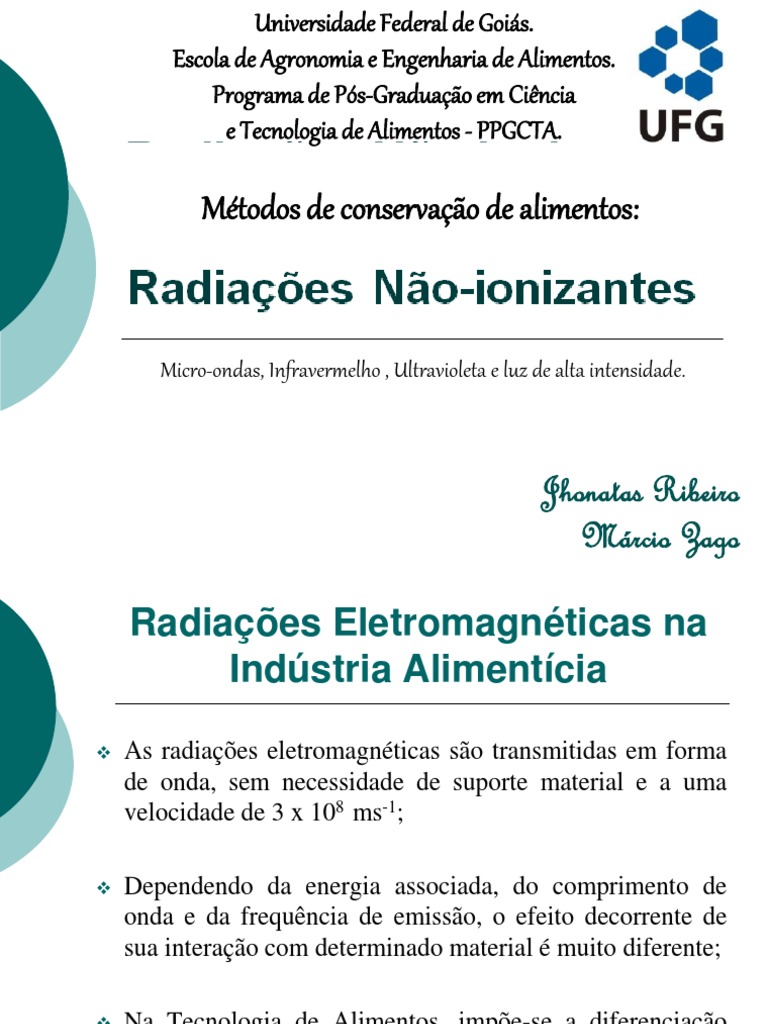 Radiações Não Ionizantes | PDF | Ultravioleta | Radiação eletromagnética
