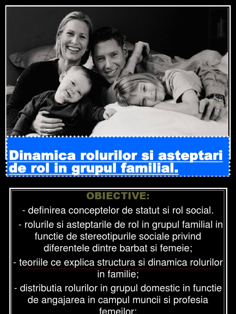 Dinamica Rolurilor in Familie | PDF