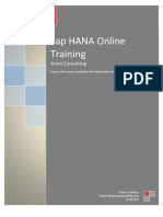 Sap HANA Online Training: Arani Consulting