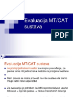 Evaluacija MT/CAT Sustava