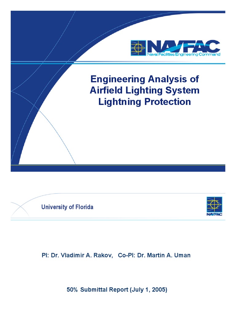 Engineering Analysis of Airfield Lighting System Lightning Protection | PDF