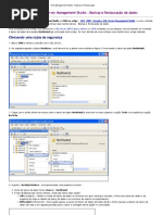 backup e restore sql server 2003
