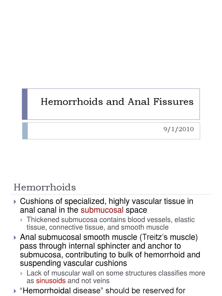 hemorrhoids and fissure Hemorrhoid Medical Specialties
