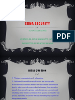 Cdma Securit Y: An Intelligence