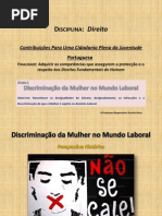 Discriminação da Mulher