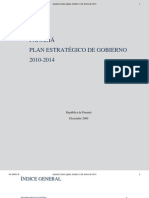 Plan Estrategico Del Gobierno de Panama 2009-2014