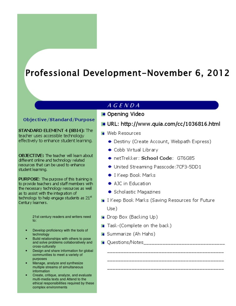 Staff Development PDF