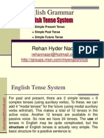 English tense system