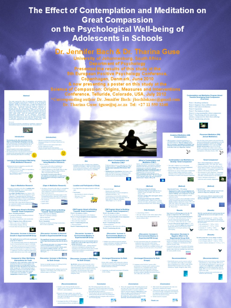 The Effect of Contemplation and Meditation Ongreat Compassionon The ...