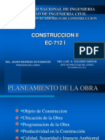 Planeamiento de Obra en Edicificaciones