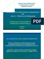 Sondagem nasogástrica e nasoenteral PMRP