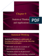 statistical thinking ans applications