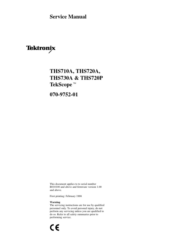 TEKTRONIX MANUALS PDF intelligence overview