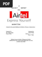 Download ProjectreportonAirtelbySachinSN12088786 doc pdf
