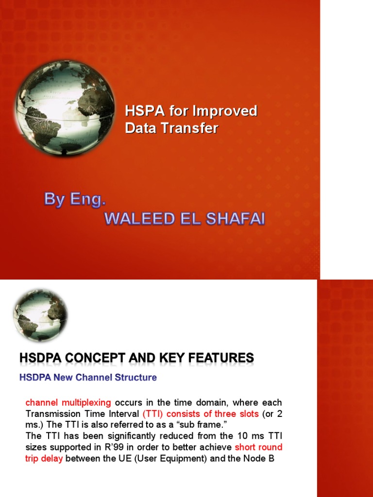 HSPA Data Transfer Optimization Techniques | PDF