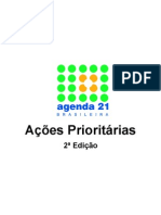 AÇÕES PRIORITÁRIAS AGENDA 21