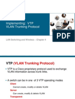 Implementing: VTP VLAN Trunking Protocol: LAN Switching and Wireless - Chapter 4
