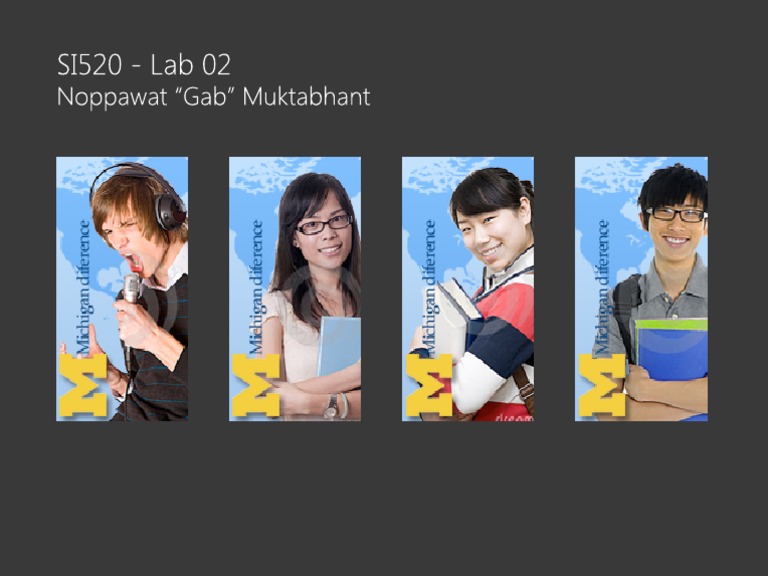 SI 520 - Lab 02: Noppawat 