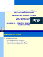 Incentive Based Regulation in the Philippines