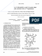 chl a & b in green algae