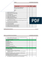 Piping Specification Checklist