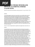 Download Diagnosis Stroke Hemoragik Dengan Algoritma Stroke Gajah Mada by Martvera Susilawati SN120924339 doc pdf