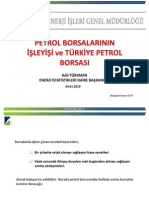 Petrol Borsaları Ve Turkiye