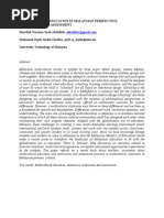 Multicultural Education in Malaysian Perspective: Instruction and Assessment Sharifah Norsana Syed Abdullah, Mohamed Najib Abdul Ghaffar, PHD, P - Najib@Utm - My University Technology of Malaysia