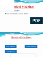 Electrical Machines Types Functions