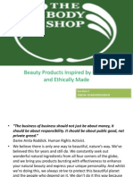 The Body Shop Marketing Plan