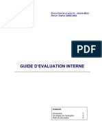 Guide D'evaluation Interne