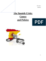 Spanish Crisis - Causes and Policies