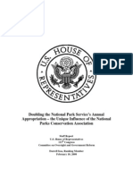 2.10.09 House Oversight Committee Minority Staff Report on NPCA