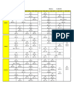 Sunway College A-Level Timetable July Intake