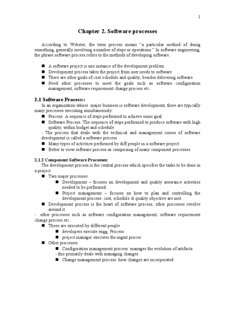 Software Process | PDF | Software Development Process | Version Control