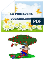 Vocabulario de La Primavera