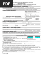 California DMV Form Driver Financial Responsibility Document Request sr19c