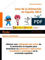 Libro Blanco de La Animación Española (Resumen Ejecutivo)