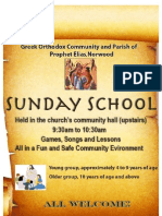 2013 Sunday School Poster